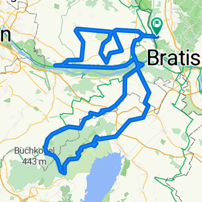 Cherry Blossom Cycle Path veľký okruh