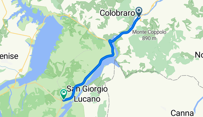 Вальсинни до Strada Comunale San Francesco, Ноэполи