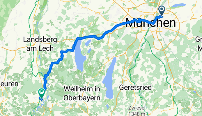 Tag 1: Von München nach Schongau