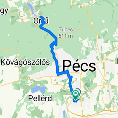 Nyugati Kőhíd dűlő, Pécs - Polgárszőlő utca, Pécs