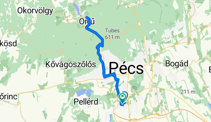 Nyugati Kőhíd dűlő, Pécs - Polgárszőlő utca, Pécs