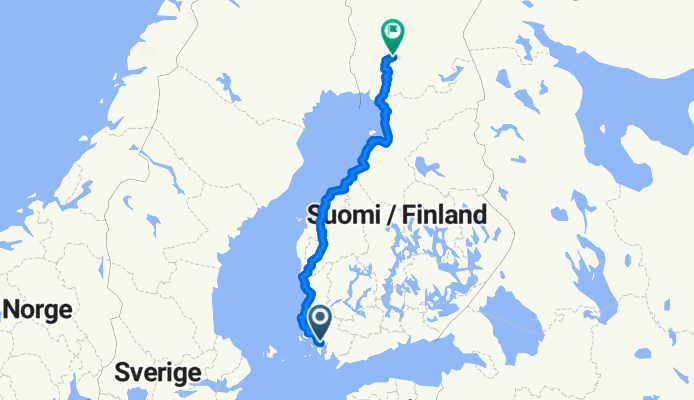 From Turku to Rovaniemi