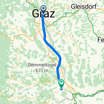 Graz– Ehrenhausen (R2 Mur, one‑way)