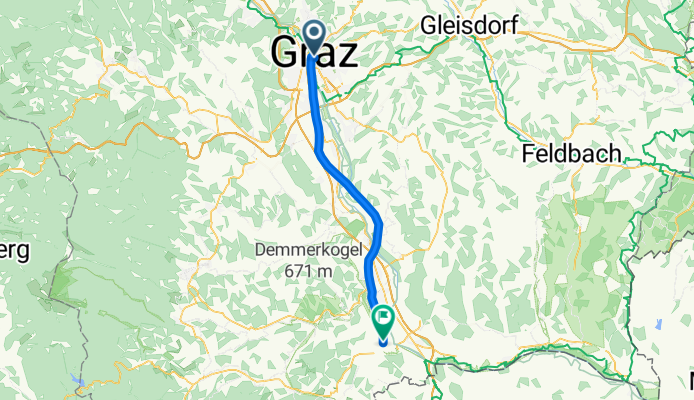 Graz– Ehrenhausen (R2 Mur, one‑way)