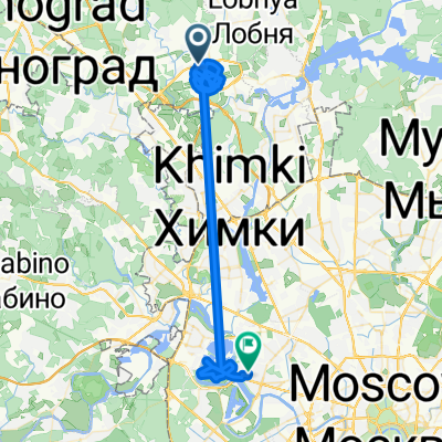 Шереметьево, Химки до улица Генерала Глаголева, Москва