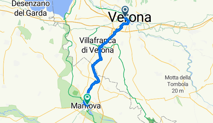 Viale Manzoni / Corso Milano A nach Piazza Sordello