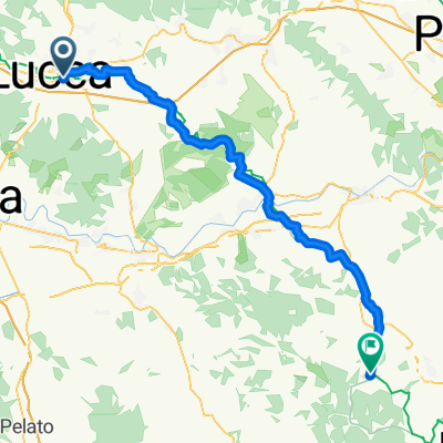 Via di Tiglio, Lucca nach Via Del Torrino, Gambassi Terme