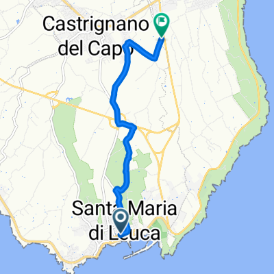 Lungomare Cristoforo Colombo, Castrignano del Capo to Via della Resistenza, Gagliano del Capo