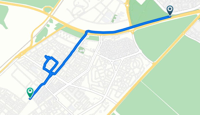 Moderate route