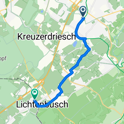 Bobenden, Aachen nach Raerener Straße, Raeren