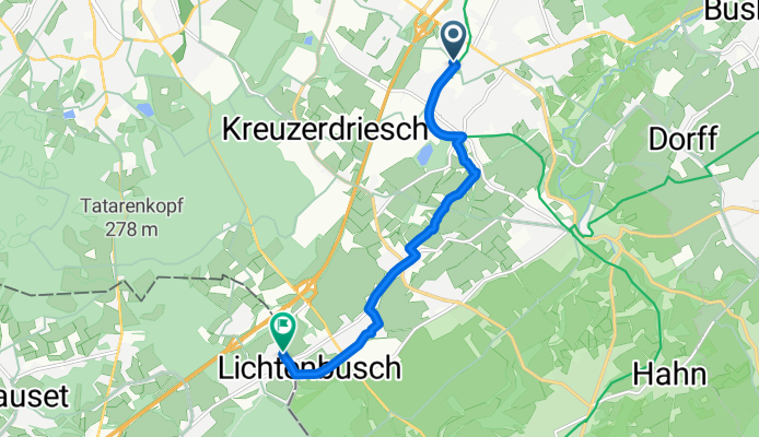 Bobenden, Aachen nach Raerener Straße, Raeren