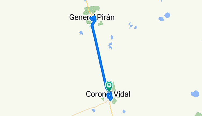 General Alvear, Coronel Vidal a General Alvear, Coronel Vidal