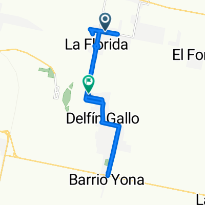 Avenida Jose Maria Landajo, Comuna La Florida y Luisiana a Comuna Delfin Gallo