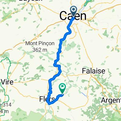 Route to Vivez dans un magnifique village Normand