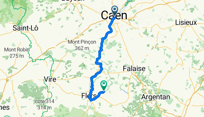 Route to Vivez dans un magnifique village Normand