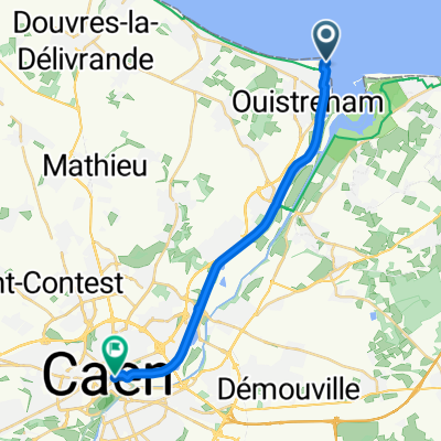Route to Hotel Bernieres