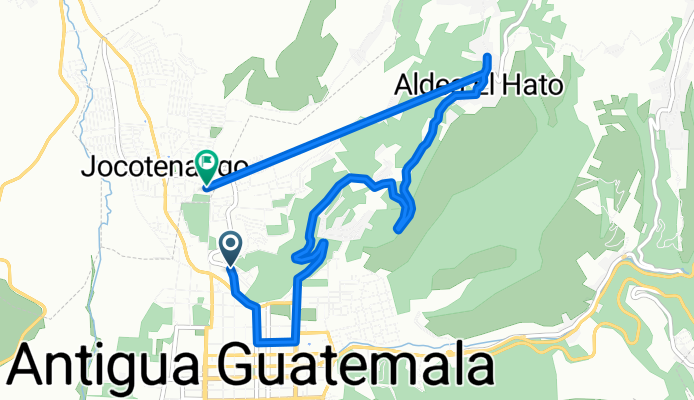 Calle del Manchén, Antigua Guatemala to Antigua Guatemala