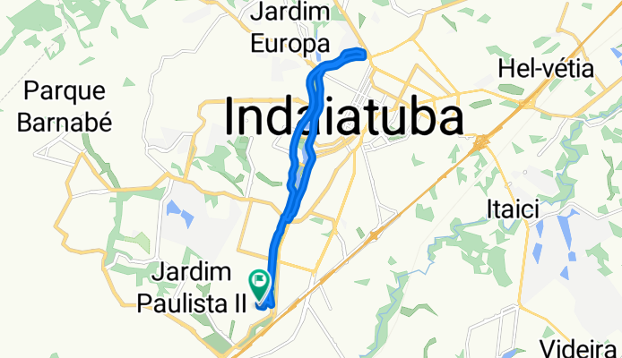 Rua João Narezzi, Indaiatuba a Rua João Narezzi, Indaiatuba