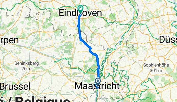 Bourgognestraat, Maastricht nach Wal, Eindhoven