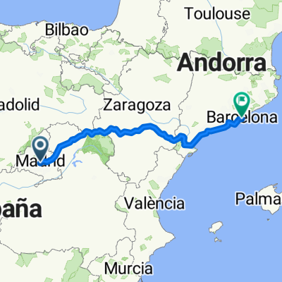 From Madrid to Barcelona