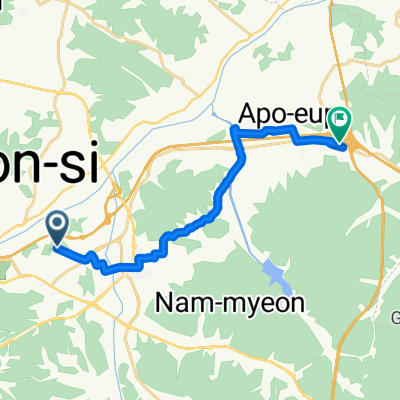 덕곡동, 김천시에서 국사리, 김천시까지