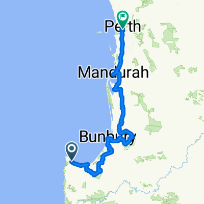 Gifford Rd, Dunsborough to Mill Point Ward, South Perth