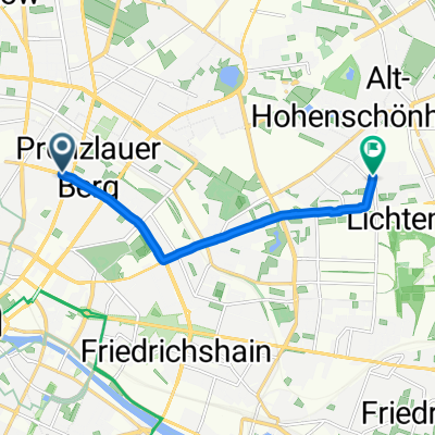 Rykestraße, Berlin to Genslerstraße, Berlin