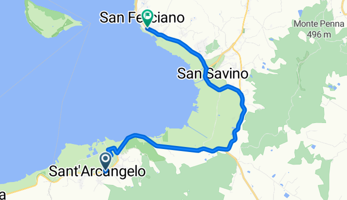 san arcangelo to san feliciano