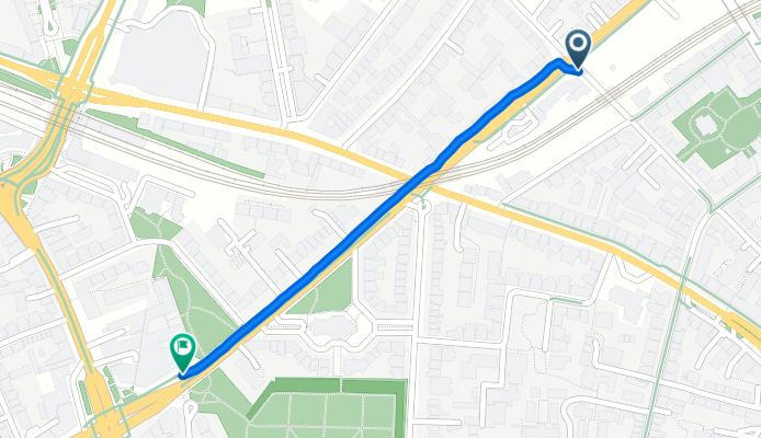 Lippmannstraße, Hamburg nach Holstenstraße, Hamburg