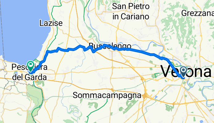 Corso Porta Nuova nach Peschiera Porto