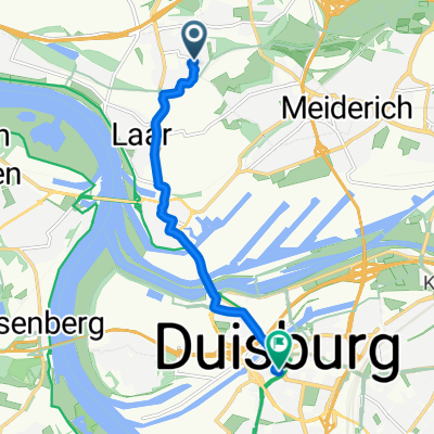 Coupettestraße, Duisburg nach An der Bleek, Duisburg