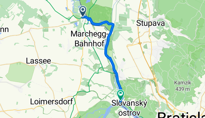 Im Schloß, Marchegg nach Devín, Bratislava IV