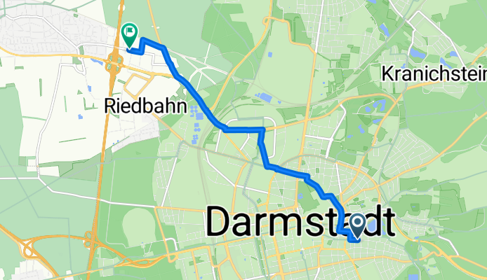 Gervinusstraße nach Rudolf-Diesel-Straße