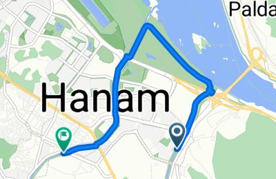 창우동, 하남시에서 덕풍동, 하남시까지