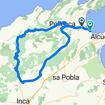 Diseminat Polígon 3, Pollença to Carretera del Port de Pollença, Alcúdia