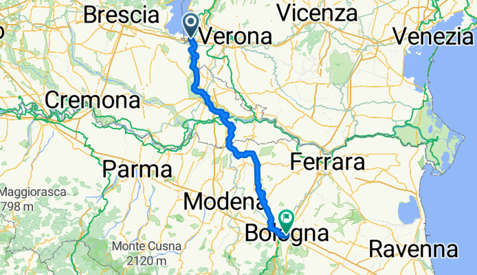 1 Gardasjön – Bologna