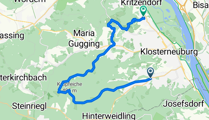 Weidlingbachgasse, Klosterneuburg nach Hauptstraße, Klosterneuburg