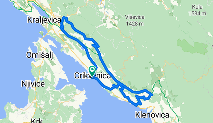 Crikvenica-Tribalj-Vidikovci-Bribir-Novi-Selce-Crikvenica