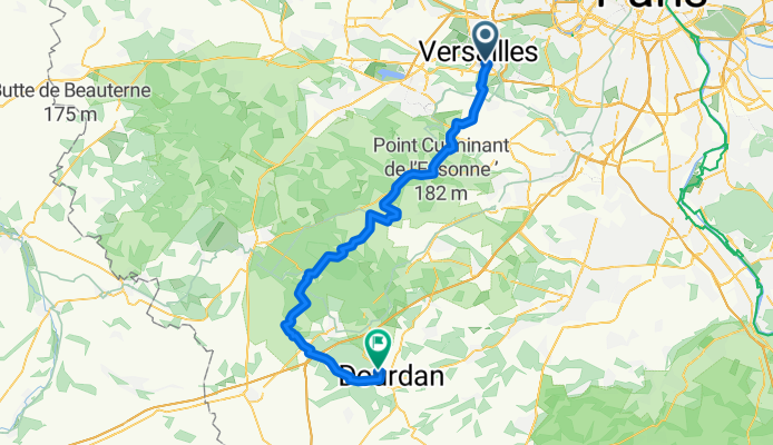 From Versailles to Dourdan