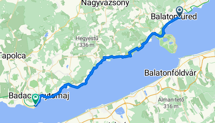 Aranyhíd sétány - Kossuth utca