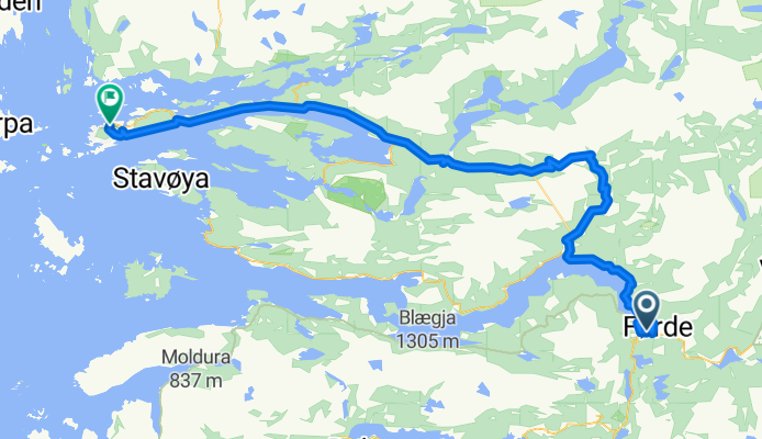 2C From Førde to Florø