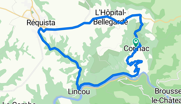Connac - Circle through Lincou and Réquista