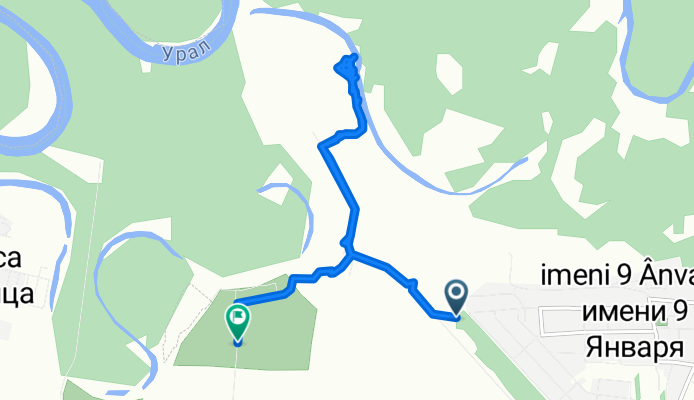 От Ленинская улица до улица Кленовая