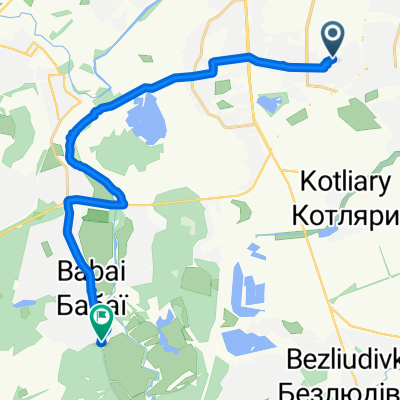 вулиця Сокальських to вул. Літня