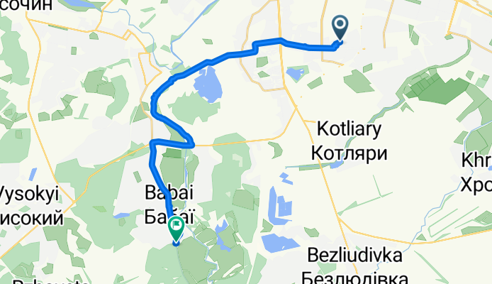 вулиця Сокальських to вул. Літня