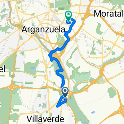 De Avenida de los Rosales a Calle de Téllez