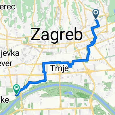 Jordanovac 61A to Jarunska ulica