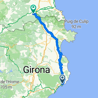 Carrer de la Rutlla Alta to Sant Jordi