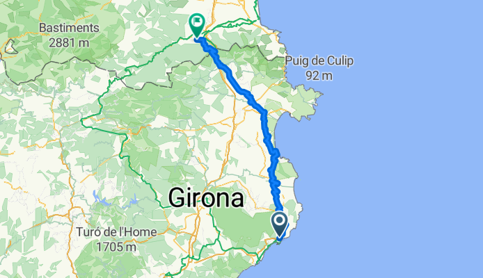 Carrer de la Rutlla Alta to Sant Jordi