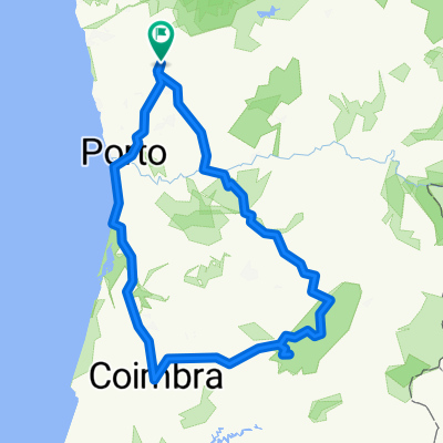 Route from Braga